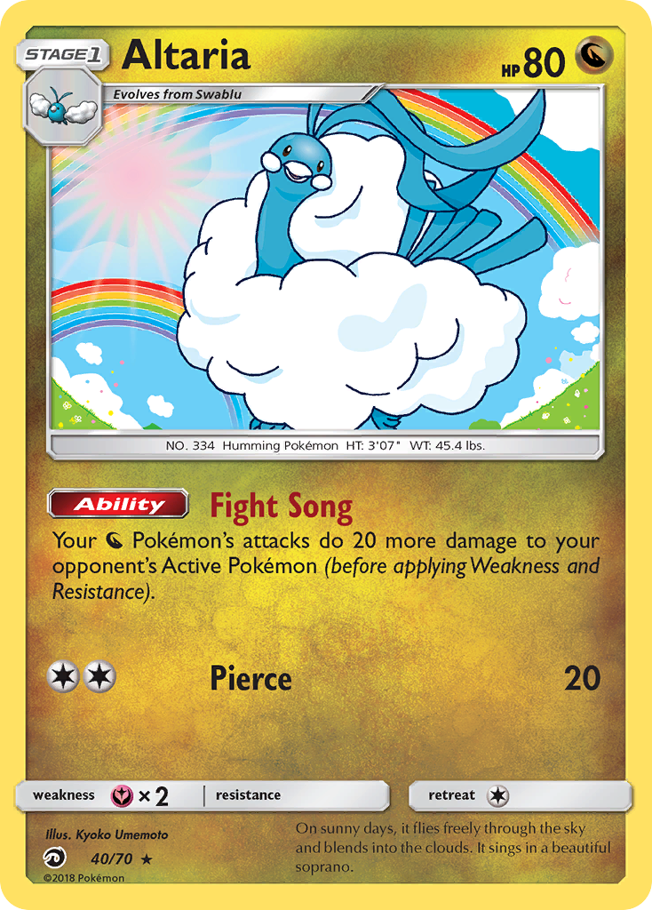 Altaria (40/70) [Sun & Moon: Dragon Majesty] | Good Games Adelaide SA