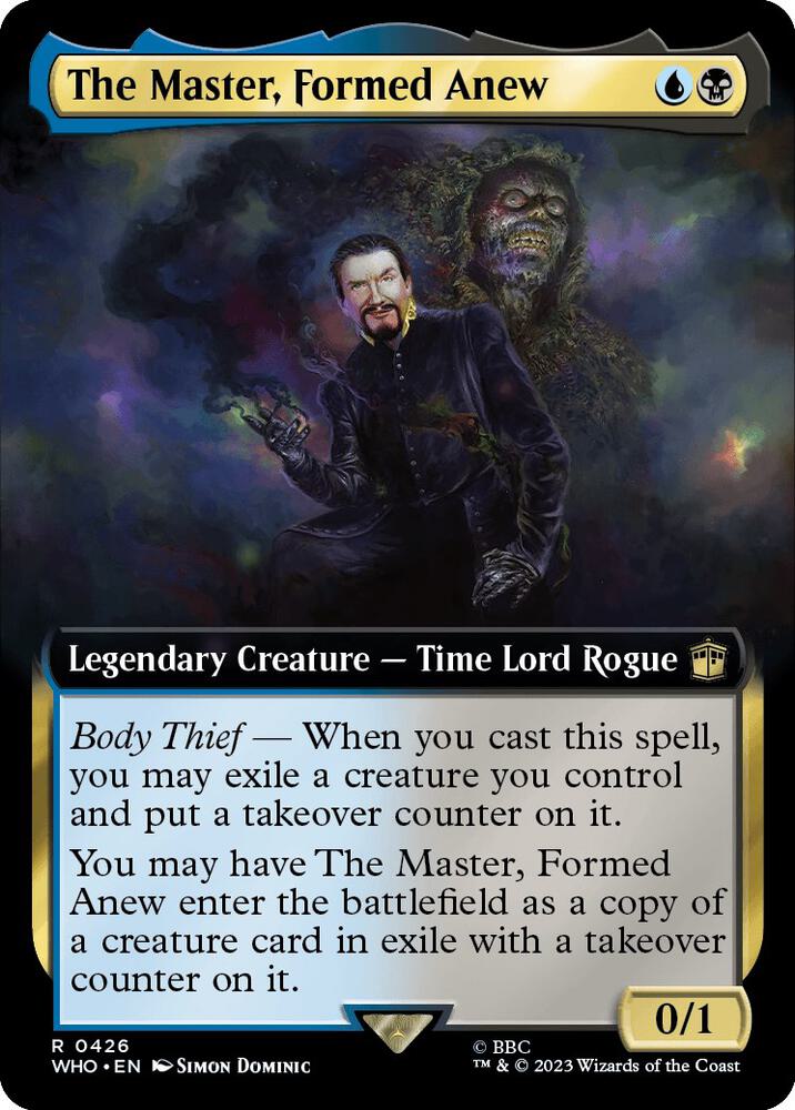The Master, Formed Anew 426 (Universes Beyond: Doctor Who)  - Foil | Good Games Adelaide SA