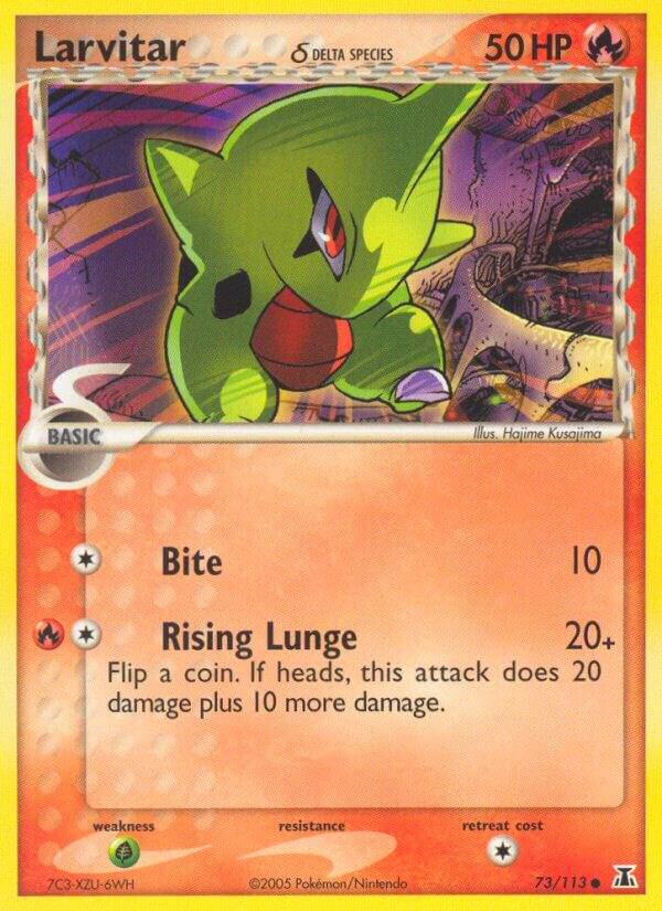 Larvitar Delta Species 73/113 (Delta Species)  - Reverse Holofoil | Good Games Adelaide SA