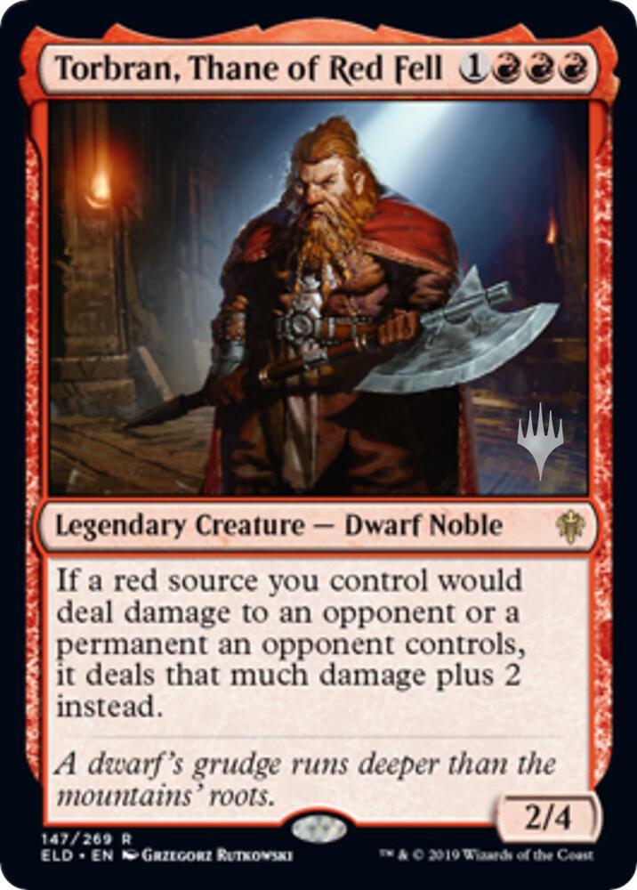 Torbran Thane of Red Fell 147 (Promo Pack: Throne of Eldraine)  | Good Games Adelaide SA