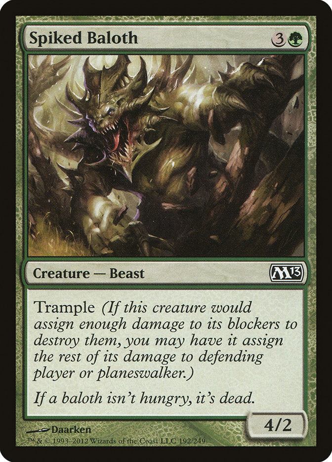 Spiked Baloth [Magic 2013] | Good Games Adelaide SA