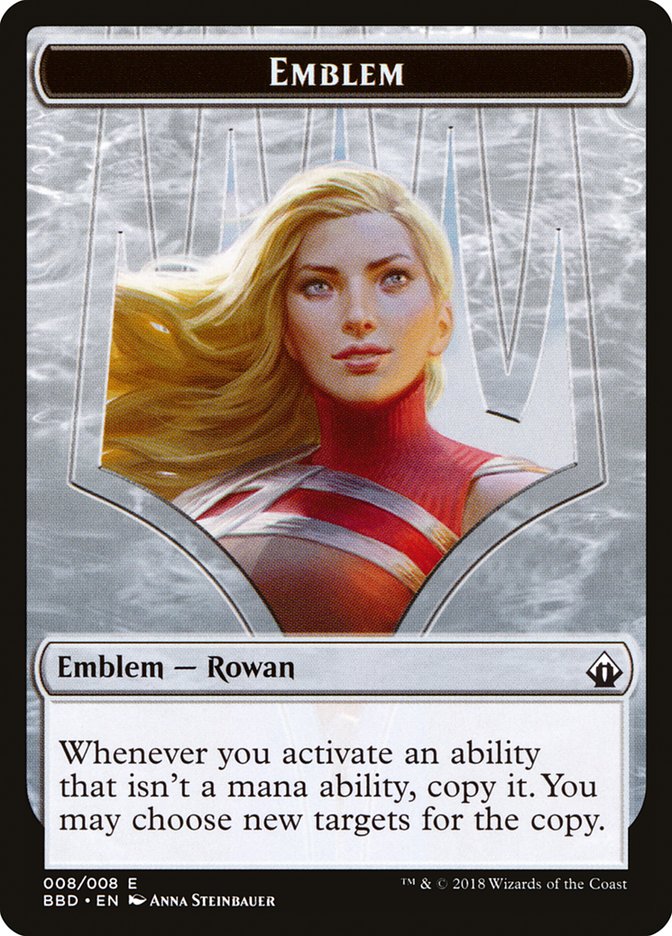 Emblem - Rowan [Battlebond Tokens] | Good Games Adelaide SA