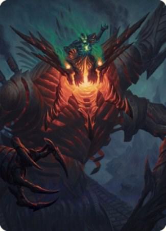 Mishra Lost to Phyrexia Art Card 38 (Art Series: The Brothers' War)  | Good Games Adelaide SA