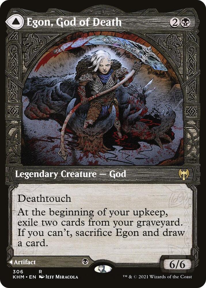 Egon, God of Death // Throne of Death 306 (Kaldheim)  - Showcase | Good Games Adelaide SA