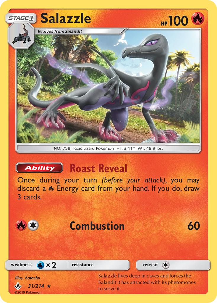 Salazzle (31/214) [Sun & Moon: Unbroken Bonds] | Good Games Adelaide SA