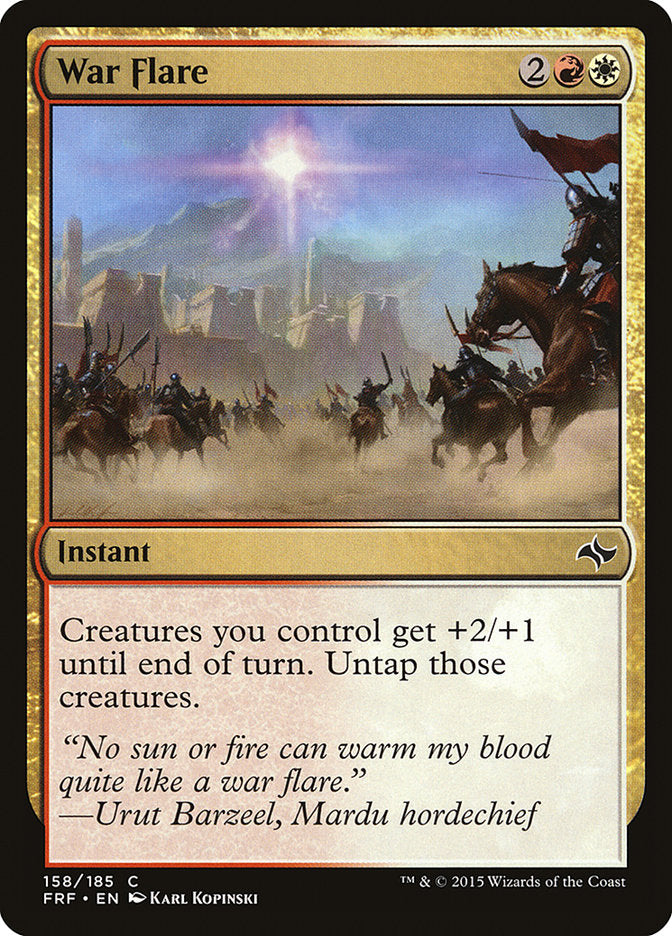 War Flare 158/185 (Fate Reforged)  | Good Games Adelaide SA