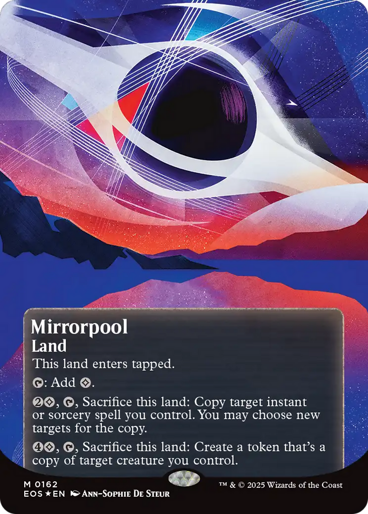 Mirrorpool (0162) (Borderless) (Galaxy Foil) [Edge of Eternities: Stellar Sights] | Good Games Adelaide SA