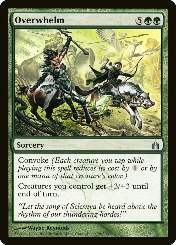 Overwhelm 175/306 (Ravnica: City of Guilds)  - Foil | Good Games Adelaide SA