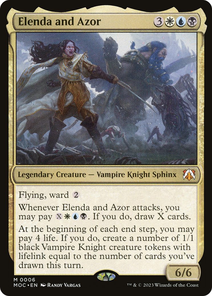 Elenda and Azor [March of the Machine Commander] | Good Games Adelaide SA