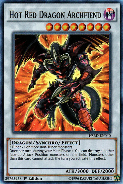 Hot Red Dragon Archfiend [HSRD-EN040] Super Rare | Good Games Adelaide SA