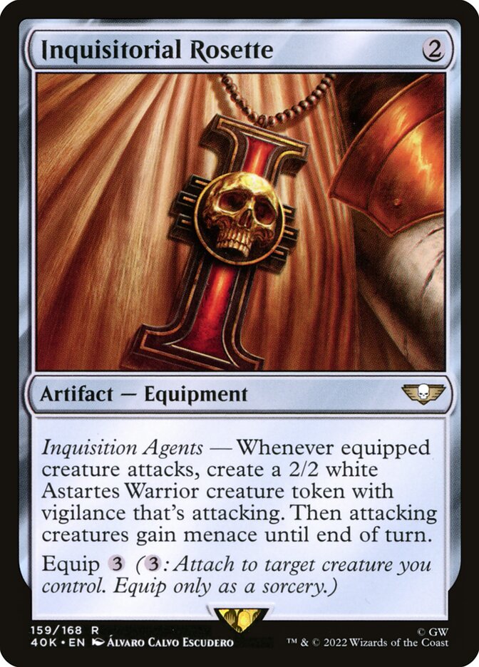 Inquisitorial Rosette 159 (Universes Beyond: Warhammer 40,000)  | Good Games Adelaide SA