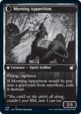 Mourning Patrol // Morning Apparition [Innistrad: Double Feature] | Good Games Adelaide SA