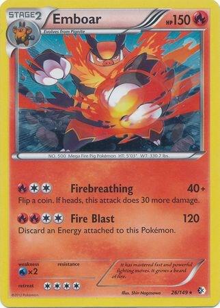 Emboar 26 149 Cosmos Holo 026/149 (Blister Exclusives)  - Holofoil | Good Games Adelaide SA