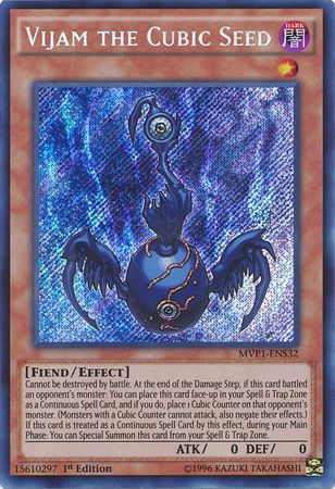 Vijam the Cubic Seed [MVP1-ENS32] Secret Rare | Good Games Adelaide SA