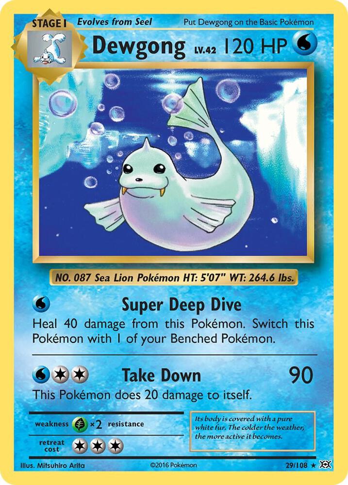 Dewgong 29/108 (XY - Evolutions)  | Good Games Adelaide SA