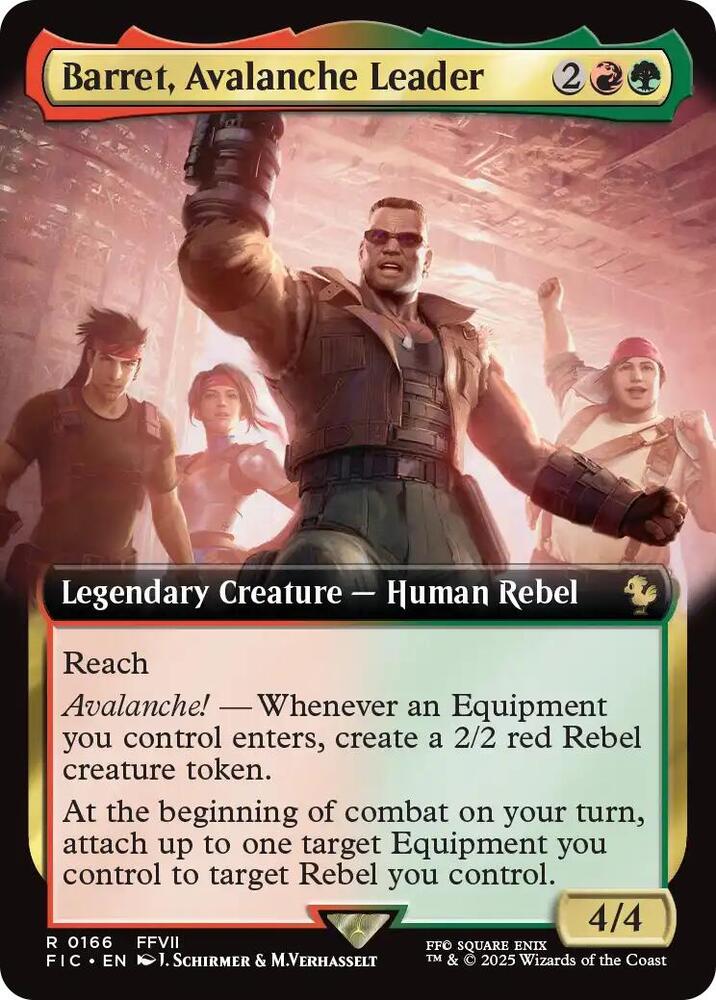 Barret, Avalanche Leader 166 (Commander: FINAL FANTASY)  | Good Games Adelaide SA