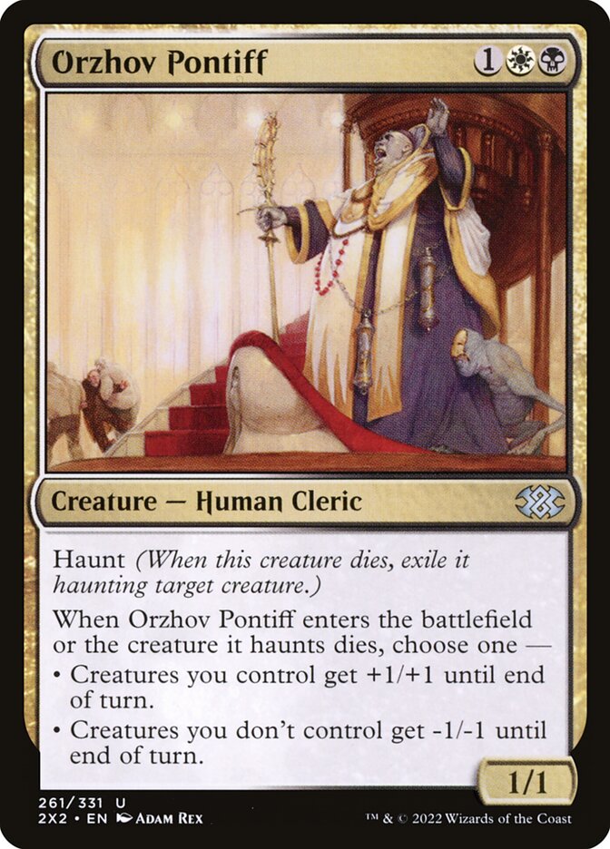 Orzhov Pontiff 261 (Double Masters 2022)  - Foil | Good Games Adelaide SA