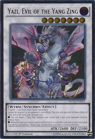 Yazi, Evil of the Yang Zing [NECH-EN051] Ultimate Rare | Good Games Adelaide SA