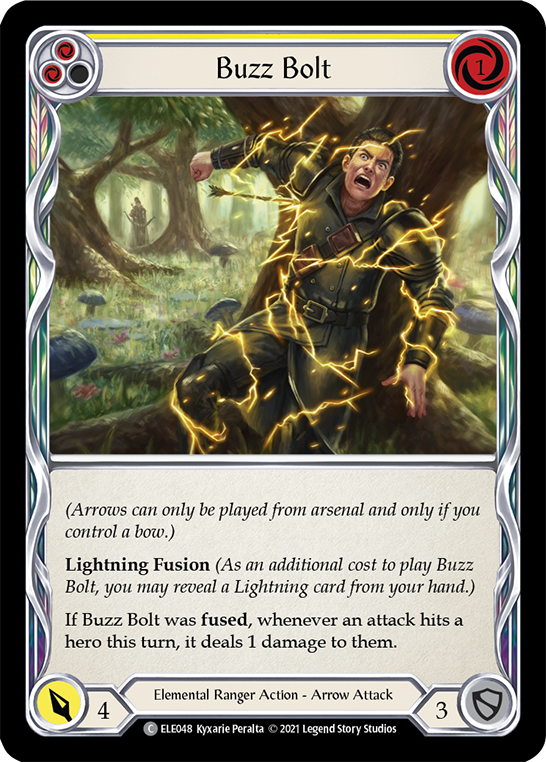 Buzz Bolt (Yellow) [ELE048] (Tales of Aria)  1st Edition Normal | Good Games Adelaide SA