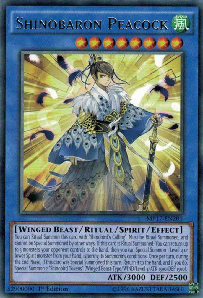 Shinobaron Peacock [MP17-EN201] Rare | Good Games Adelaide SA