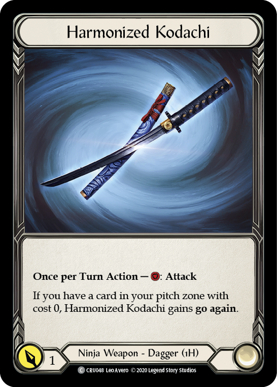 Harmonized Kodachi [CRU048] 1st Edition Normal | Good Games Adelaide SA