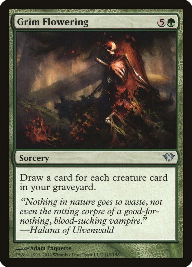 Grim Flowering 117 (Dark Ascension)  - Foil | Good Games Adelaide SA