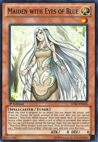Maiden with Eyes of Blue [SDBE-EN006] Super Rare | Good Games Adelaide SA