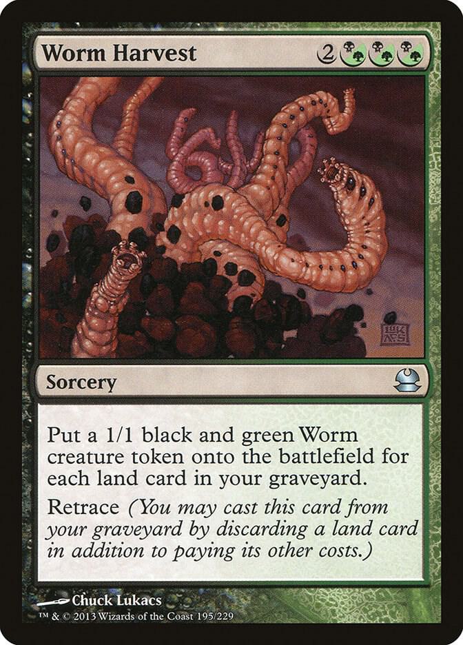 Worm Harvest 195 (Modern Masters)  - Foil | Good Games Adelaide SA