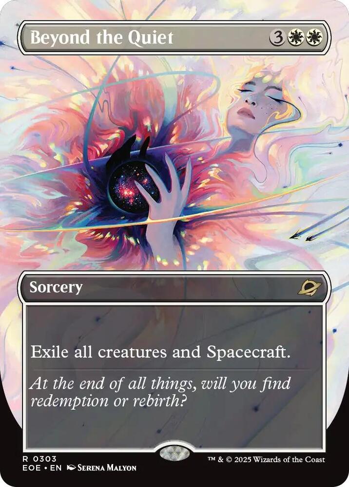 Beyond the Quiet Borderless 303/276 (Edge of Eternities)  - Borderless  | Good Games Adelaide SA