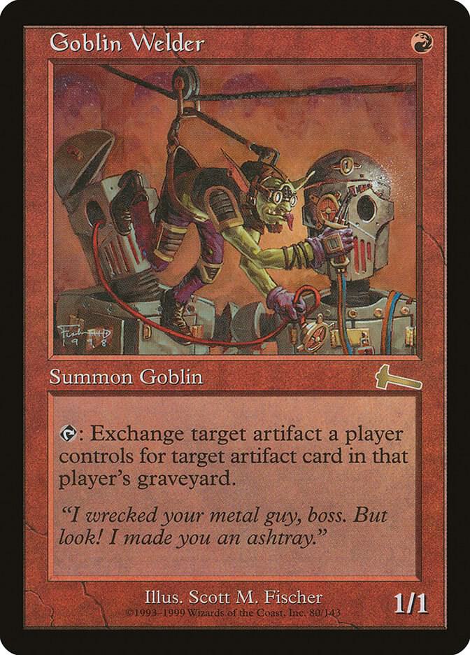 Goblin Welder 80 (Urza's Legacy)  - Foil | Good Games Adelaide SA