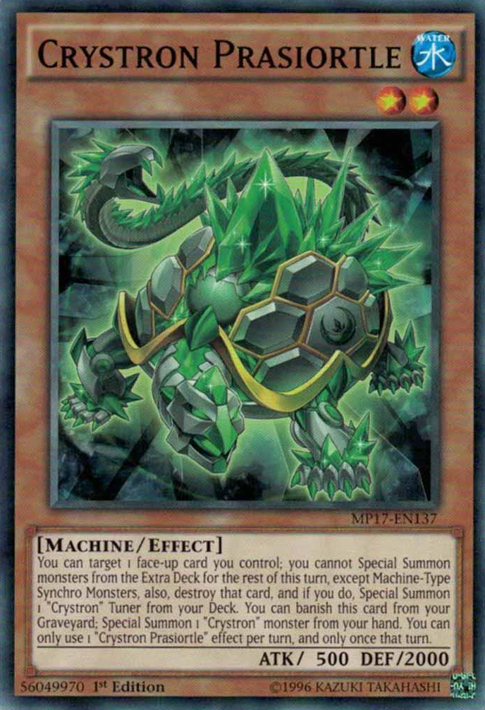 Crystron Prasiortle [MP17-EN137] Common | Good Games Adelaide SA