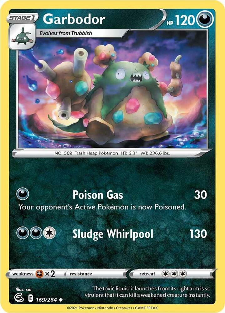 Garbodor 169/264 (SWSH08: Fusion Strike)  | Good Games Adelaide SA