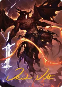 Balor Art Card Gold Stamped Signature 7 (Art Series: Commander Legends: Battle for Baldur's Gate)  | Good Games Adelaide SA
