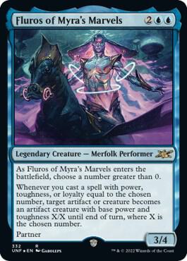 Fluros of Myras Marvels Galaxy Foil 332 (Unfinity)  - Foil | Good Games Adelaide SA