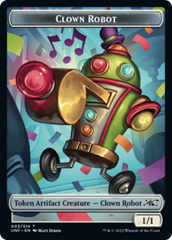 Clown Robot (003) // Food (010) Double-sided Token [Unfinity Tokens] | Good Games Adelaide SA