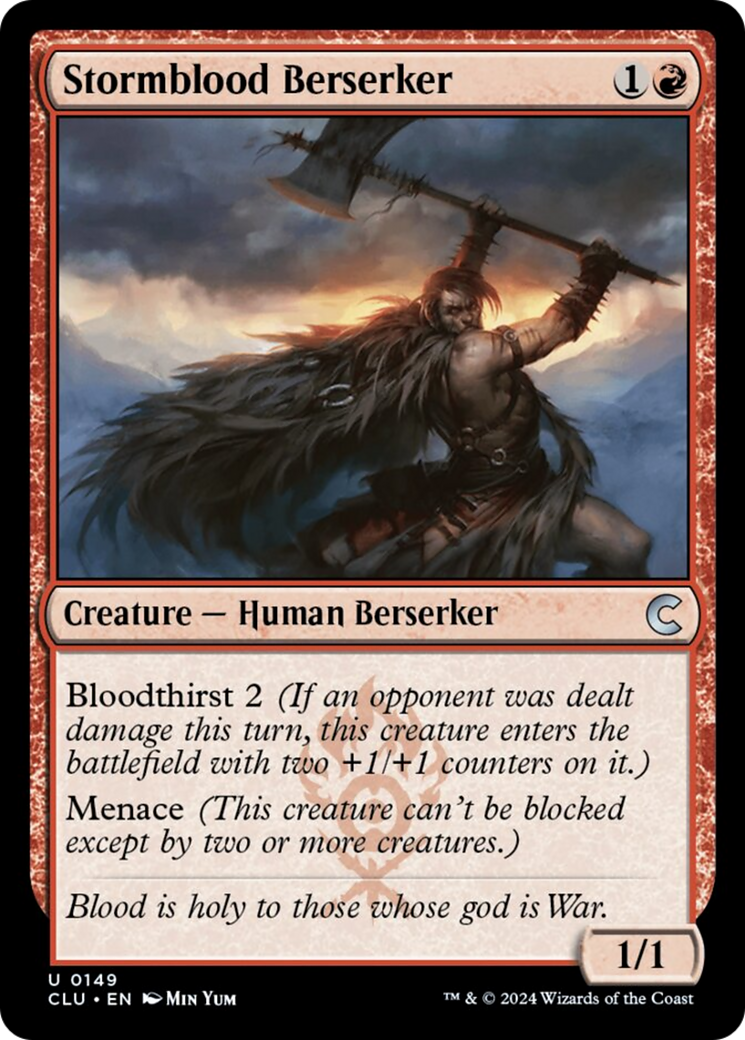 Stormblood Berserker [Ravnica: Clue Edition] | Good Games Adelaide SA