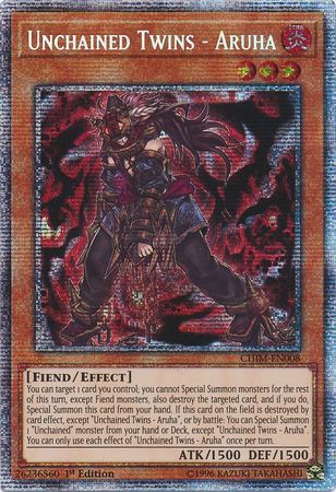 Unchained Twins - Aruha (Starlight Rare) [CHIM-EN008] Starlight Rare | Good Games Adelaide SA