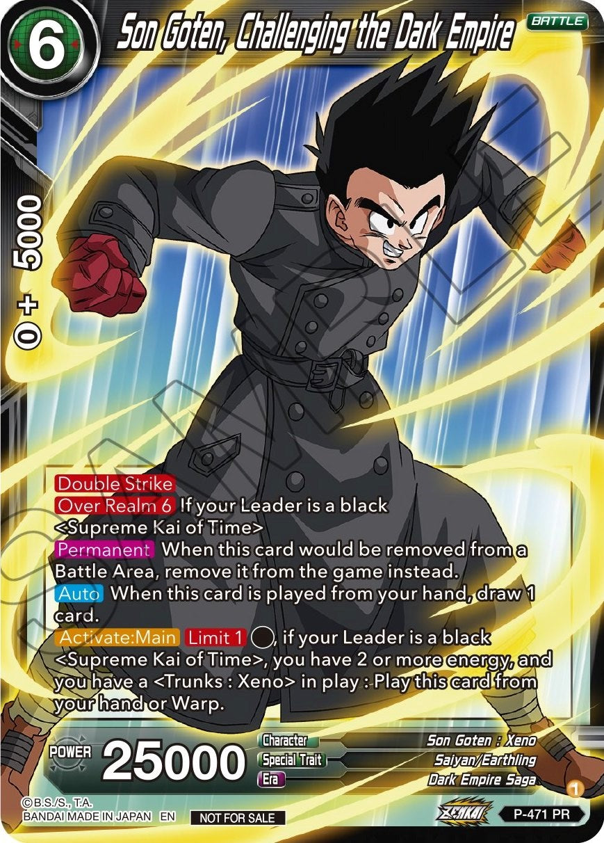 Son Goten, Challenging the Dark Empire (Z03 Dash Pack) (P-471) [Promotion Cards] | Good Games Adelaide SA