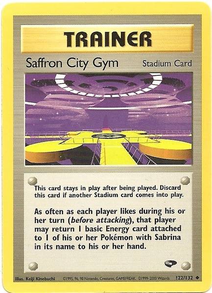 Saffron City Gym (122/132) [Gym Challenge Unlimited] | Good Games Adelaide SA