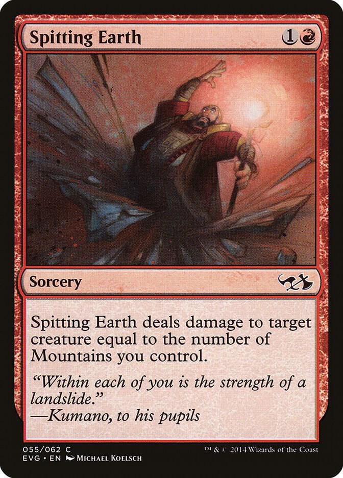 Spitting Earth 55 (Duel Decks: Anthology)  | Good Games Adelaide SA