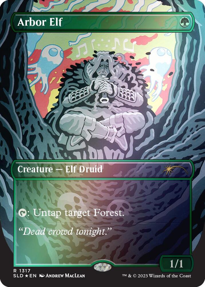 Arbor Elf Rainbow Foil 1317 (Secret Lair Drop Series)  - Foil | Good Games Adelaide SA