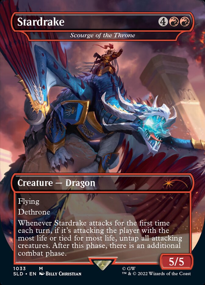 Stardrake - Scourge of the Throne (Borderless) [Secret Lair Drop Series] | Good Games Adelaide SA