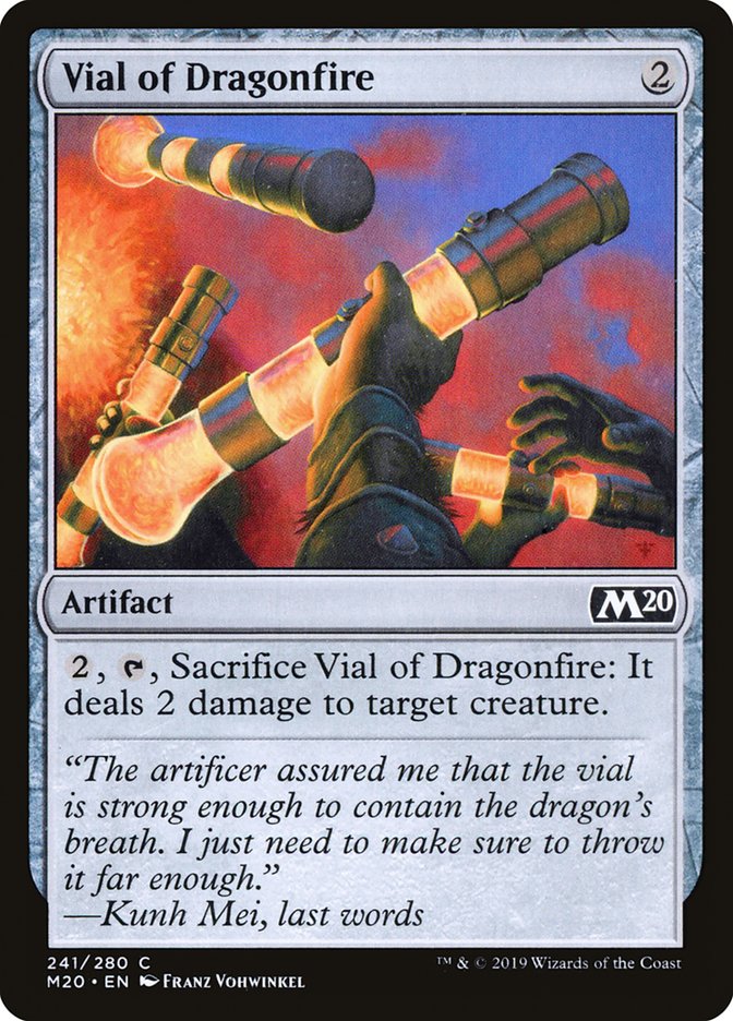 Vial of Dragonfire [Core Set 2020] | Good Games Adelaide SA