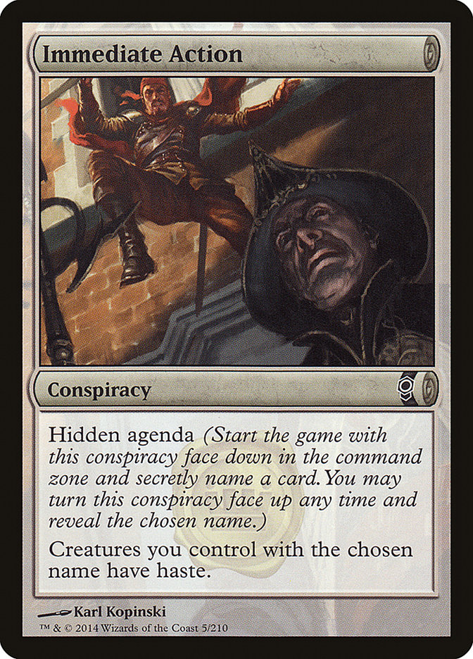Immediate Action 5 (Conspiracy)  - Foil | Good Games Adelaide SA