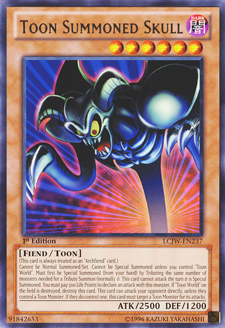 Toon Summoned Skull [LCJW-EN237] Rare | Good Games Adelaide SA