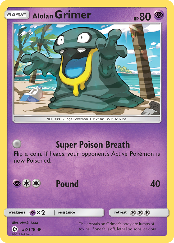 Alolan Grimer (57/149) [Sun & Moon: Base Set] | Good Games Adelaide SA