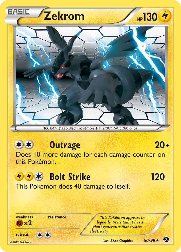 Zekrom (50/99) [Black & White: Next Destinies] | Good Games Adelaide SA