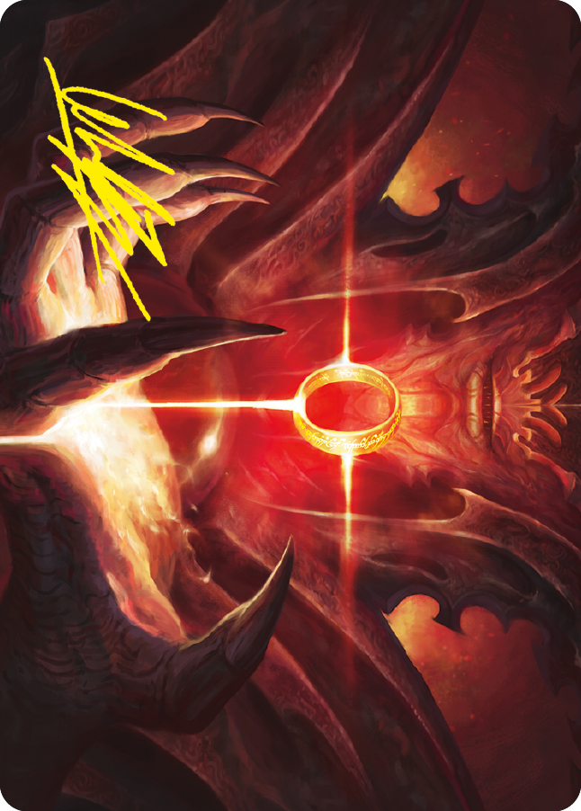 Sol Ring Art Card (Gold-Stamped Signature) [The Lord of the Rings: Tales of Middle-earth Art Series] | Good Games Adelaide SA