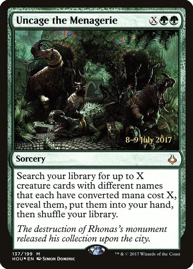 Uncage the Menagerie 137 (Prerelease Cards)  - Foil | Good Games Adelaide SA