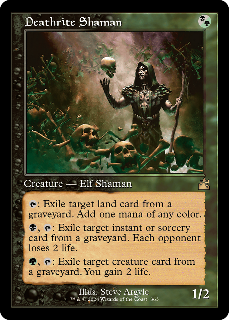 Deathrite Shaman (Retro Frame) [Ravnica Remastered] | Good Games Adelaide SA